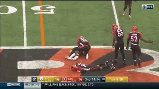 Vontaze Burfict hits Antonio Brown in Helmet and Tells JuJu SmithSchuster hes next [upl. by Fanni]