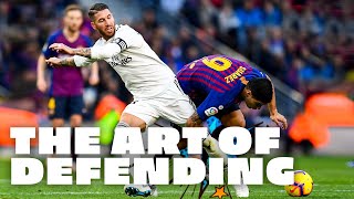 Best TACKLES AND BLOCKS  Sergio Ramos x Real Madrid [upl. by Aneej]