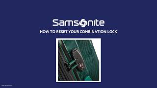 Samsonite Lock Instructions [upl. by Itsirhc992]