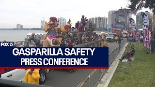 Gasparilla safety press conference [upl. by Glovsky]