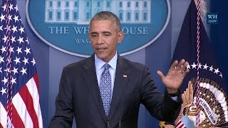 President Obama Holds his Final Press Conference [upl. by Greenwell]