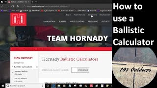 How To Use A Ballistic Calculator [upl. by Wylen]