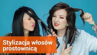 Jak zrobić loki prostownicą ✖️ Stylizacja włosów prostownicą [upl. by Dichy]