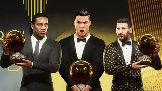 BALLON DOR IN EVERY FIFA 9624 [upl. by Brietta704]