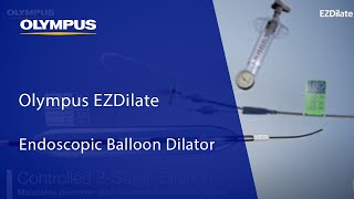 EZDilate Animation  Endoscopic Balloon Dilator  OLYMPUS [upl. by Kavita]