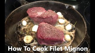 Fillet Mignon Recipe  How to make perfect Fillet Mignon Steaks [upl. by Esiuqcaj]