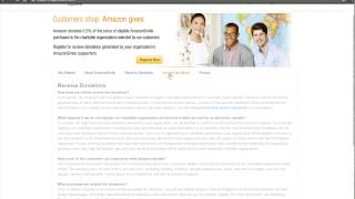 Nonprofit AmazonSmile Registration Process  Get Donations While Supporters Shop [upl. by Spada]