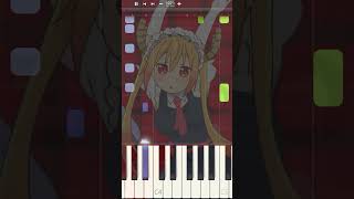 Miss Kobayashis Dragon Maid  Opening 1 Piano Cover [upl. by Thetes]