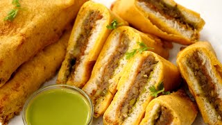 ब्रेड पकोड़ा बनाने की विधि  Bread Pakoda Recipe  CookingShooking [upl. by Arayt]