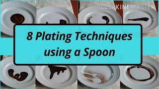 Sauce Plating Techniques using a Spoon [upl. by England194]