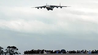 Antonov An225 Mriya Maior avião do mundo Pousando em Viracopos Campinas  SP Brasil [upl. by Htesil]