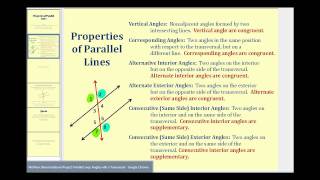 Properties of Parallel Lines [upl. by Naiva443]