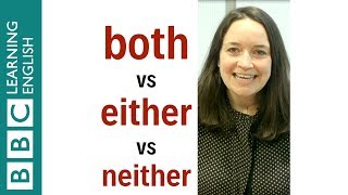 Both vs Either vs Neither  English In A Minute ⏰ [upl. by Emmeline291]