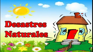 Desastres Naturales Clases virtuales inicial 5 años [upl. by Xirdnek]