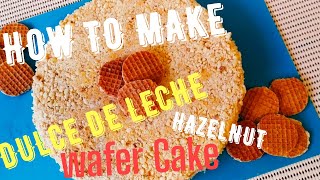 Dulce de Leche Hazelnut Wafer Cake  Tasty  Easy and No bake cake [upl. by Charla712]