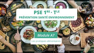 PSE Module A7  Les pratiques alimentaires [upl. by Coucher]