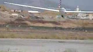 Crosswind fullslip glider landing [upl. by Leugimesoj130]