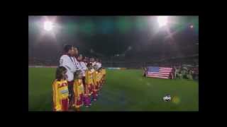 2010 World Cup  USA National Anthem v England [upl. by Aidaas]