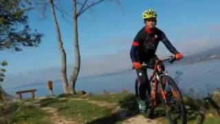 Lake Trasimeno Italy bike ride [upl. by Ahtiekahs]