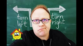 Teaching Directions  Turn Left  Right Go straight  Funny ESL Tutorial for your Class [upl. by Caitlin298]