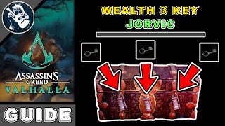 3 Chest Key for Assassins Creed Valhalla Jorvik Wealth [upl. by Ahsekim]