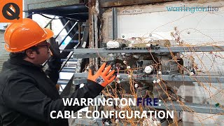 Warringtonfire Fire Testing Cable Configuration [upl. by Fleck161]