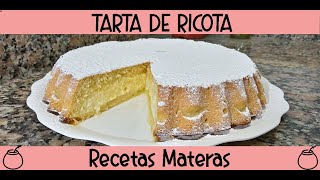 ¡TARTA DE RICOTA CASERA [upl. by Hsitirb600]