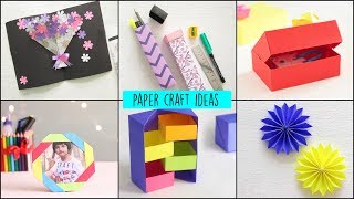 DIY Paper Crafts Ideas  Handcraft  Art and Craft [upl. by Adirf]