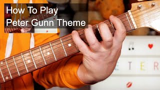 Peter Gunn Theme Duanne Eddy Guitar Lesson [upl. by Nellie822]