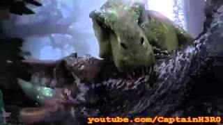 Tyrannosaurus Rex KILLS Spinosaurus Aegyptiacus BEST Quality [upl. by Luing628]