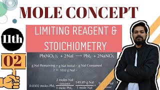 Mole Concept 1 । Class 11 L2 । Limiting Reagent  Stoichiometry [upl. by Nanam]