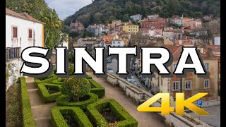 Sintra Portugal Walking Tour Near Lisbon 4K [upl. by Kasey]