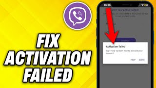 How To Fix Viber Activation Failed 2024 [upl. by Yahsat]