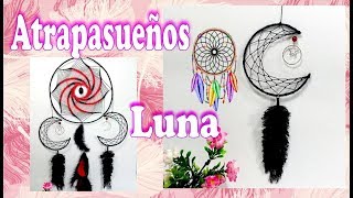 Como hacer un Atrapasueños Luna Moon dream catcher [upl. by Lenehc]