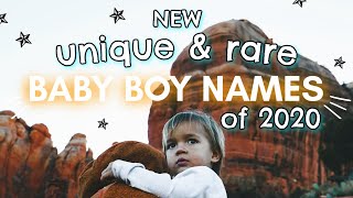 100 RARE amp NEW BABY BOY NAMES 2020  Cool  Unique Boy Baby Names I Love But Wont Be Using [upl. by Demp545]