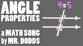 Colin Dodds  Angle Properties Math Song [upl. by Phyl]