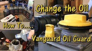 Vanguard Oil Guard oil change [upl. by Merrell]