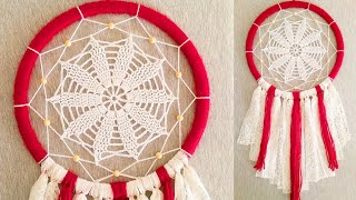 DIY como hacer un ATRAPASUEÑOS paso a paso  DIY Dreamcatcher [upl. by Colbye646]