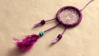 Atrapasueños  Dreamcatcher howto  Craftingeek [upl. by Ahsats]