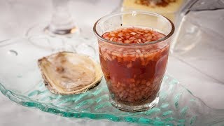 How to make a Mignonette Sauce  The French Oyster Sauce Recipe  Sauce for Oysters [upl. by Kulda]