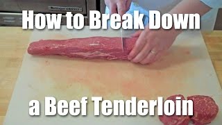 How To Butcher A Beef Tenderloin [upl. by Sapienza]