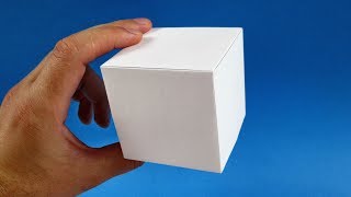 How to Make a Paper Cube  easy origami [upl. by Remle]