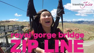 CANON CITY Royal Gorge Bridge Cloudscraper Zip Line [upl. by Acinot]