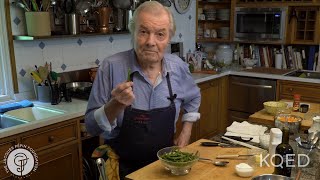 String beans and shallots  Jacques Pépin Cooking At Home  KQED [upl. by Macknair]