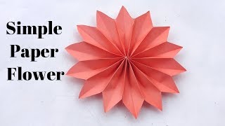 How To Make Flower Out Of Paper  Easy [upl. by Notsrik]