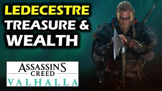 Ledecestre All Treasure Chests amp Wealth Locations  Ledecestrescire Assassins Creed Valhalla [upl. by Yusuk]