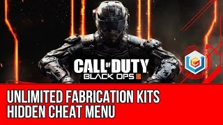 Call of Duty Black Ops 3  Unlimited Fabrication Kits amp Unlock Nightmares Mode Hidden Cheat Menu [upl. by Lleneg]