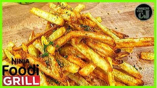 NINJA FOODI GRILL FRENCH FRIES  Air Fryer French Fries  Ninja Foodi Grill Recipes [upl. by Yk178]