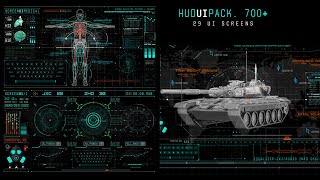 Hud UI Pack 700  After Effects Template  ★ AE Templates [upl. by Chilson11]