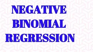 Negative Binomial Regression model  Statistical model Count Data model [upl. by Mctyre]